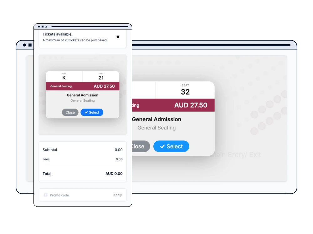Ticketing paltform - Generate Promotion Codes