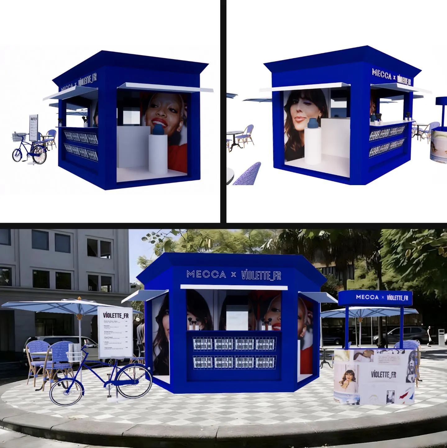 MECCA x Violette_FR Booth in Double Bay, Sydney, Australia