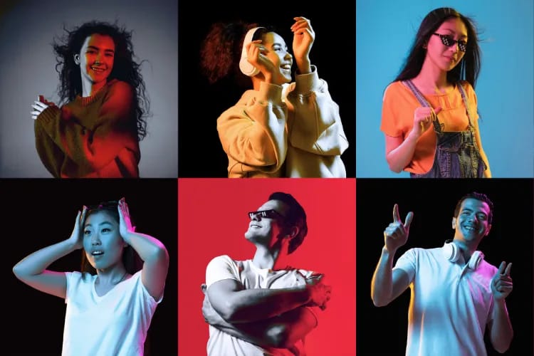 A collection of influencers and event ambassadors