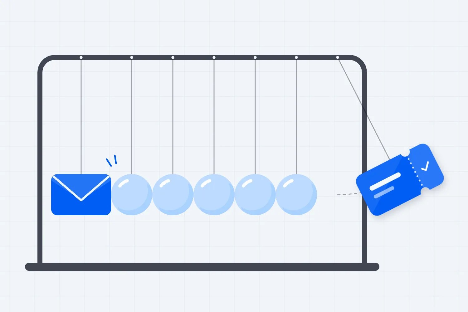 How often should you email people about a paid event?