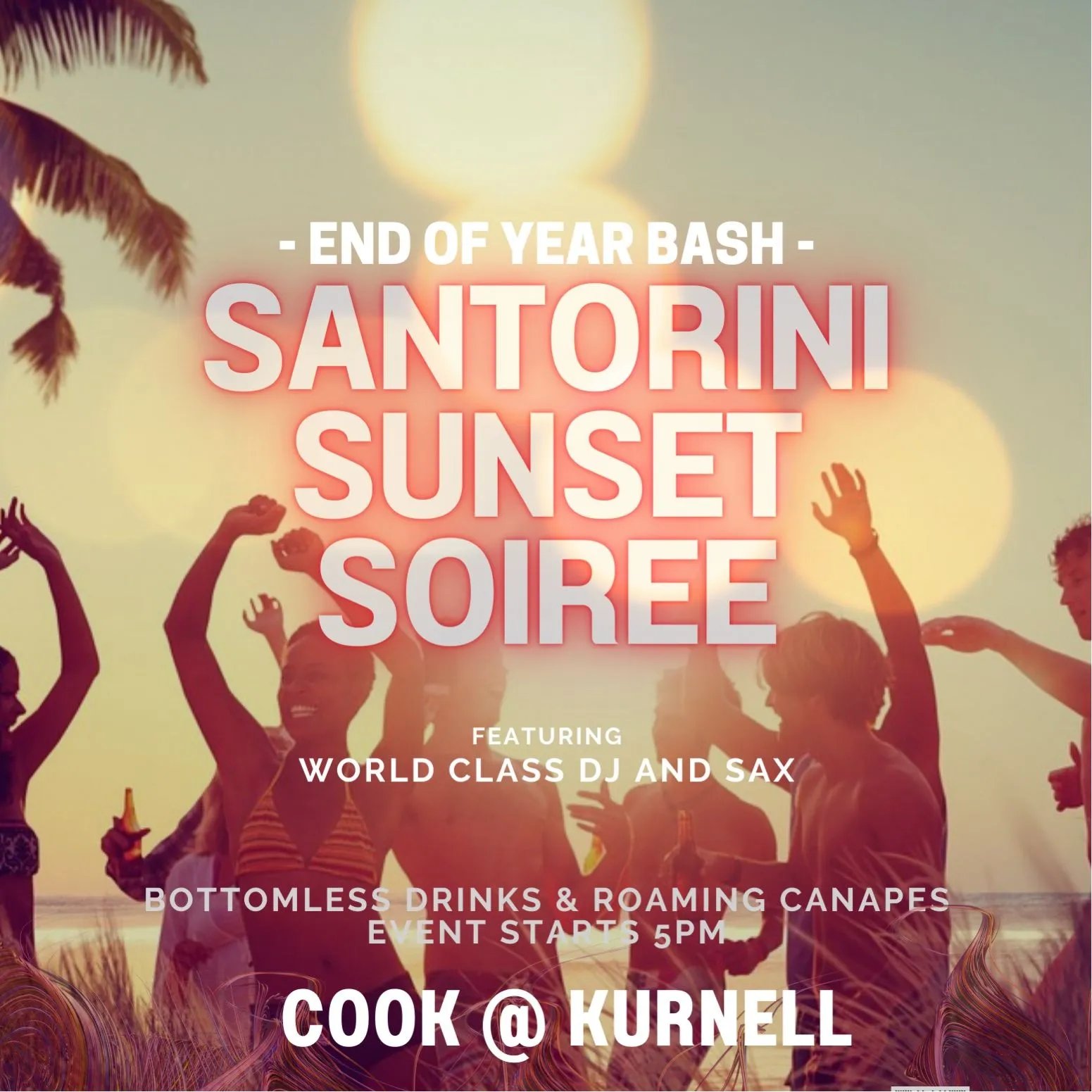 Santorini Sunset Soiree 🌅