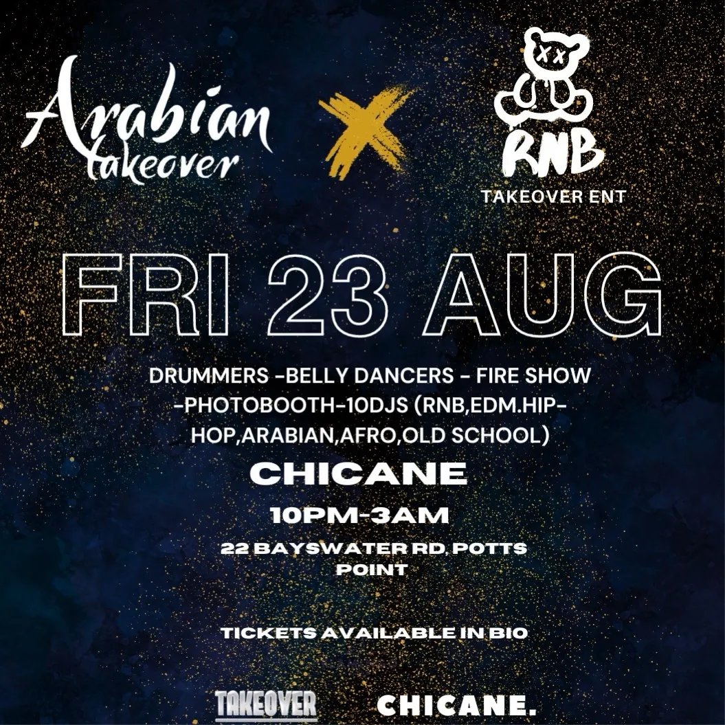 Event Image - ARABIAN X RNB X CHICANE 