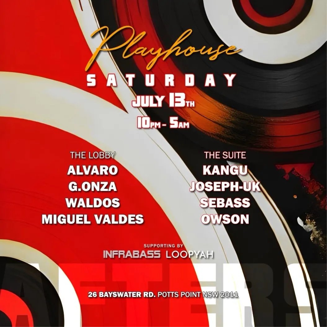 Event Image - Playhouse Saturday Session