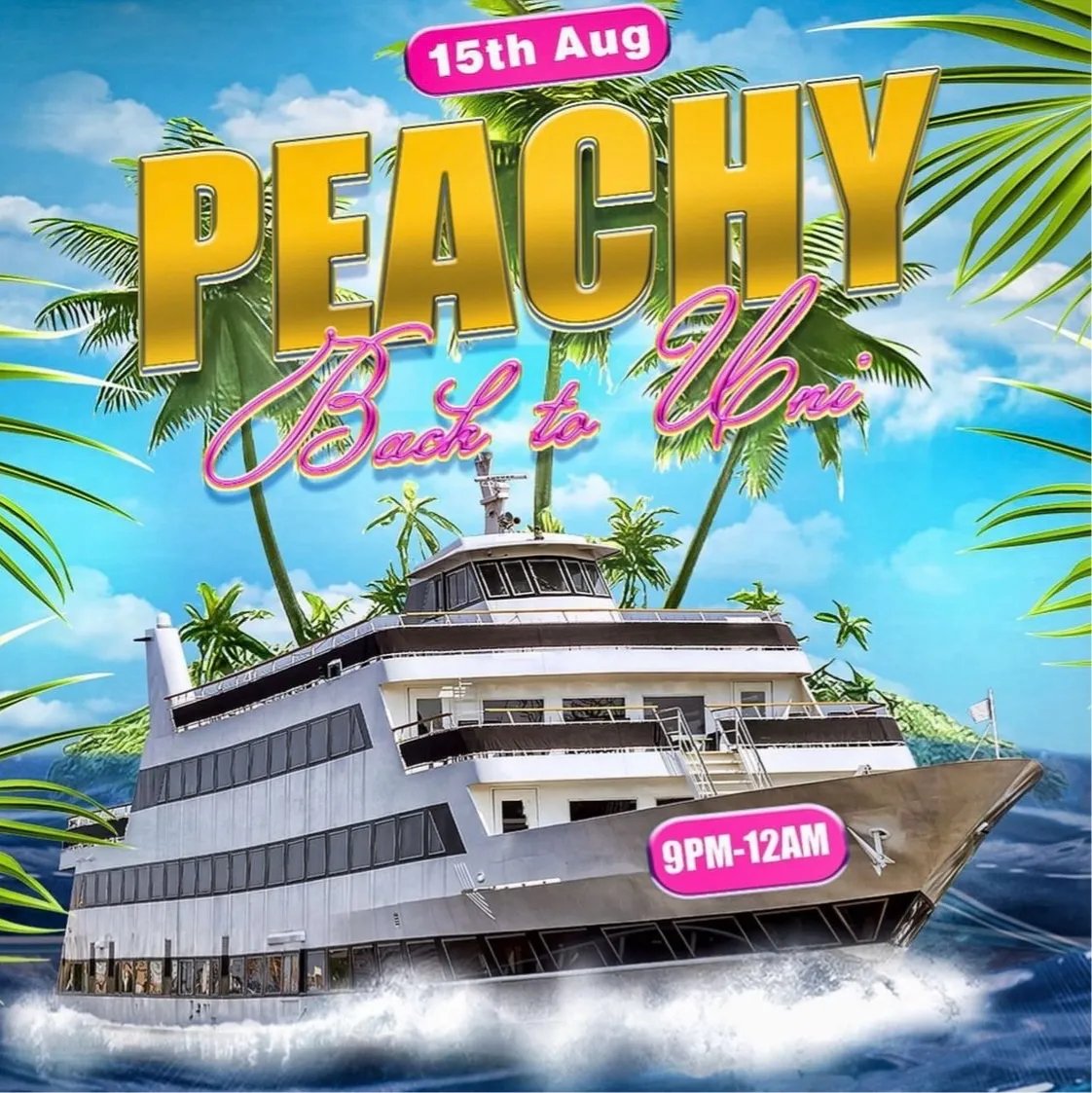 Peachy Boat Party & Afters