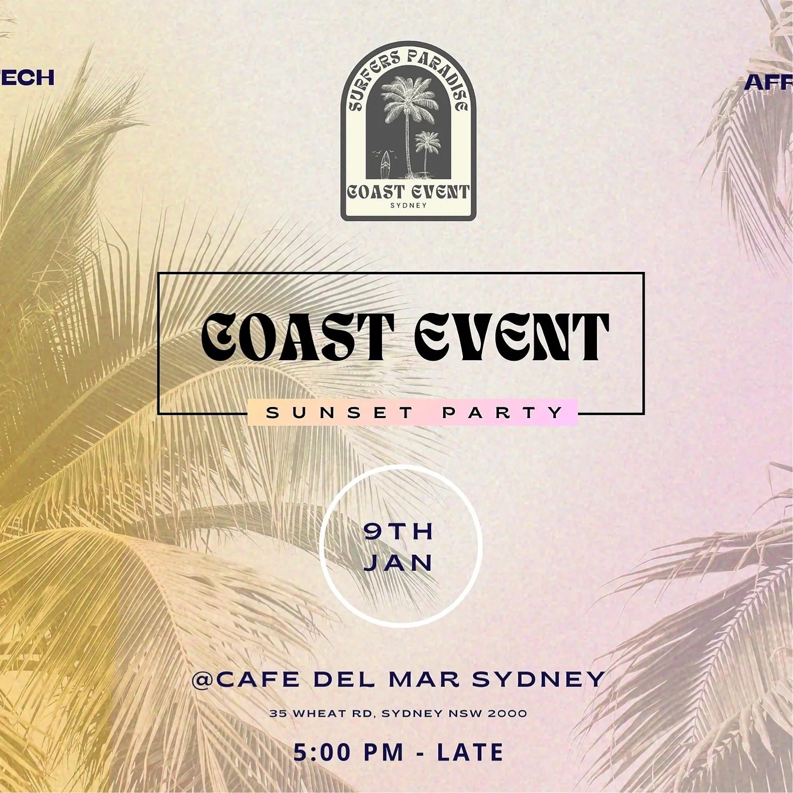 COAST EVENT - Sunset Party
