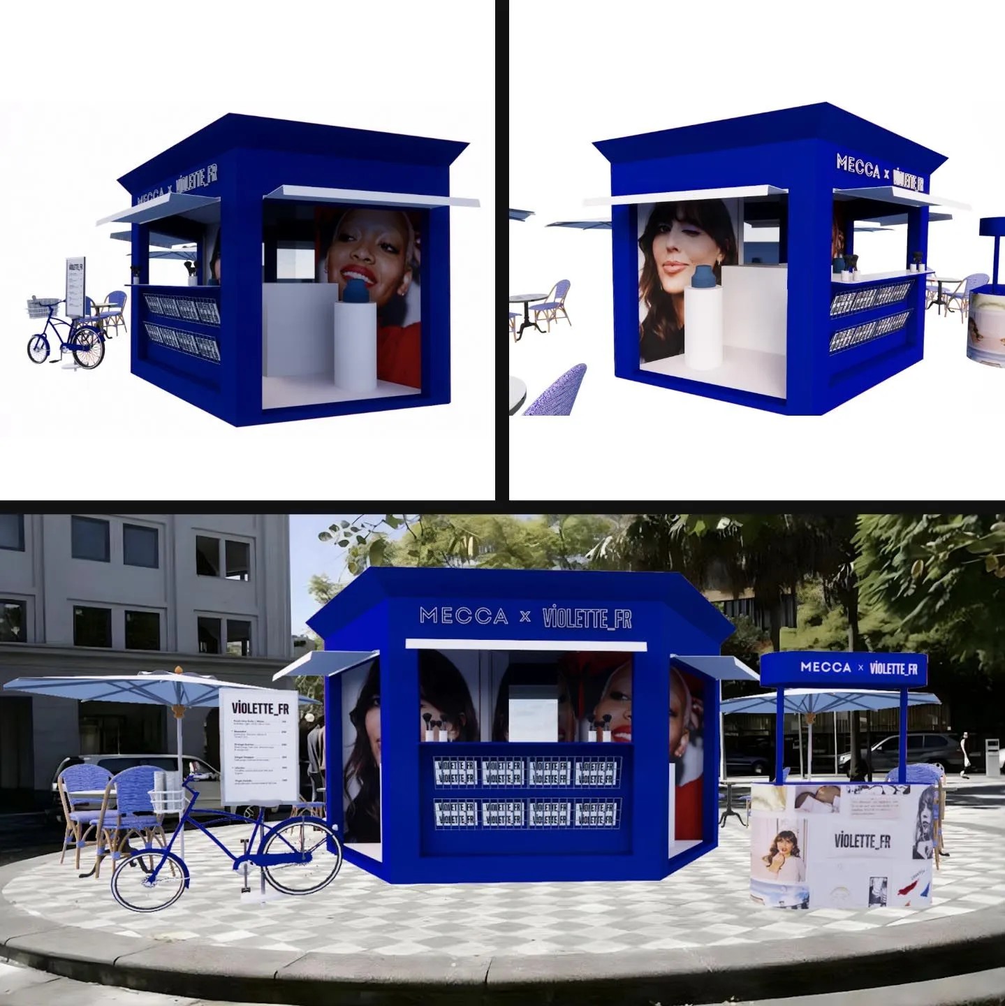 MECCA x Violette_FR Booth in Double Bay, Sydney, Australia