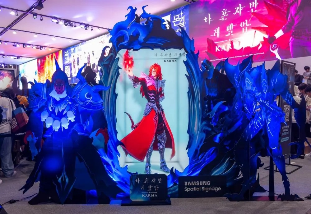 Gaming Booth at Samsung x Netmarble at G-Star 2025