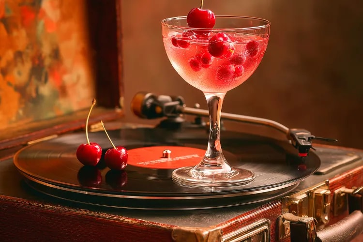 A restaurant decorated for a Roaring 20s themed dinner night with jazz trio and vintage decor.