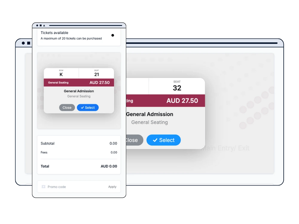 Ticketing paltform - Generate Promotion Codes